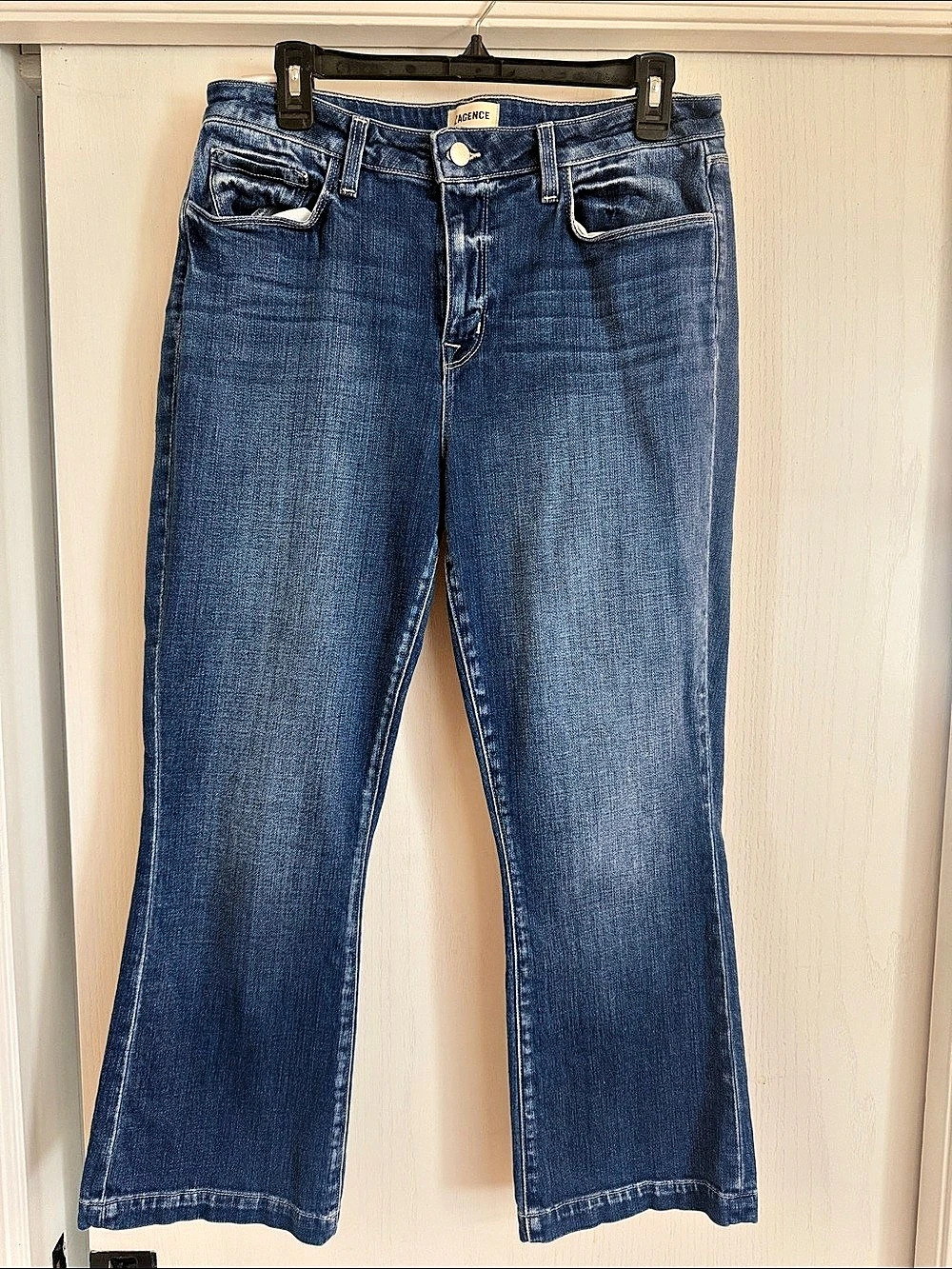 L’AGENCE Ali High Rise Slim Flare Jeans Maywood Size 31
